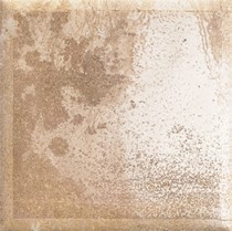 Płytki metalizowane rdzawe beżowe Mainzu Tin Tile Cream 20x20 56623