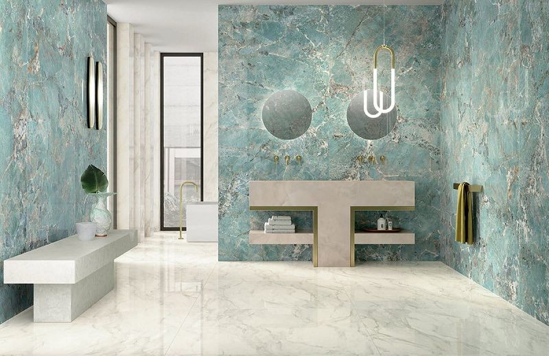 Marca Corona Foyer Royal Green Ama Reflex 60x120 J023 płytki gresowe marmurowe 143480