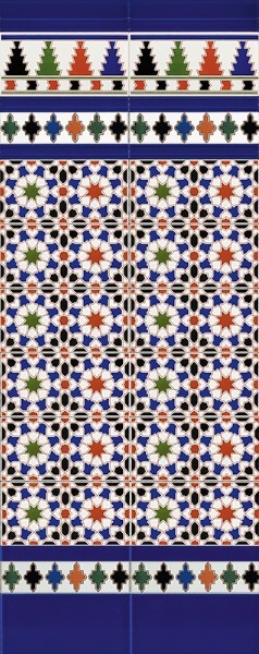Płytki patchworkowe Mainzu Arabesco Zócalo Granada, Córdoba 14x28 63077