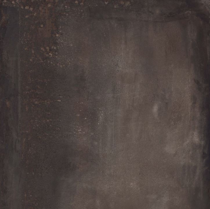 Płytki podłogowe cienkie duże włoskie rdzawe brąz ABK Interno 9 Dark Rett 120x120 11777