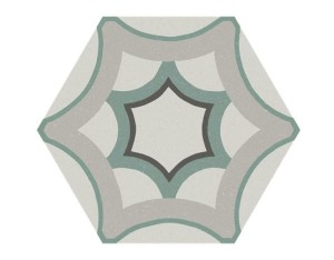 Marca Corona Paprica P4 Farbige Hexagonfliesen 25x21,6 F926