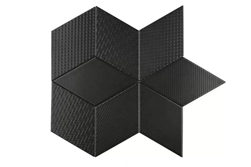 Dunin Rombic Black 02 Matt 11,5x20 mozaiki dekoracyjne 103687