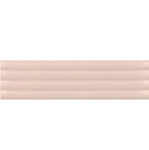 Costa Nova Onda Pink Stony 3D Wandfliesen 5x20 Ziegeloptik
