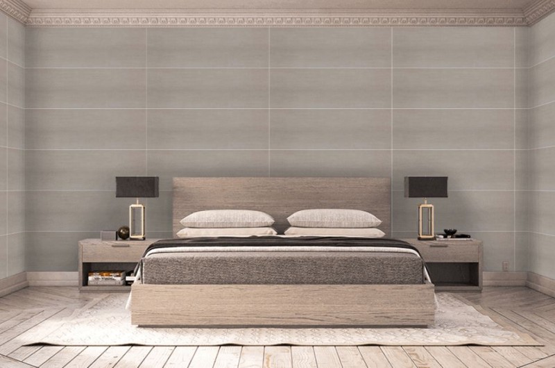 Płytki ścienne, ciemno- szare Marazzi Materika Antracite 40x120 37273