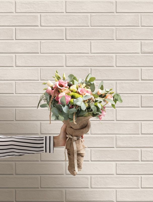 Marca Corona Chalk White 7,5x30 E629 płytki cegiełki 143067