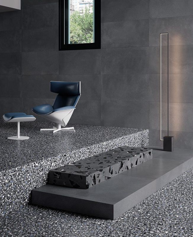 Emil Ceramica Medley Minimal Dark Grey 30x60 EH72 płytka gresowa lastryko 125853