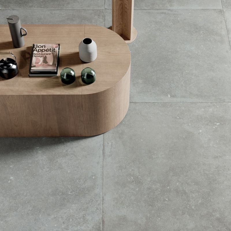 Płytka podlogowa kamienna szara Flaviker Nordik Stone Ash mat 60x120 85576