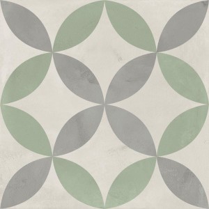Marca Corona Terra Art Mix Sabbia/Menta 20x20 I394 Patchwork Fliesen