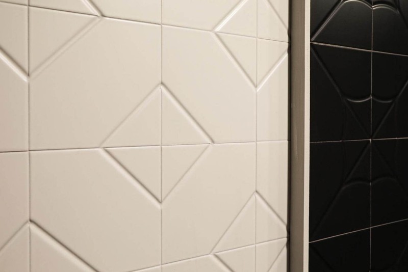 Płytki łazienkowe czarne Mainzu Zen Eda black 15X15 50556
