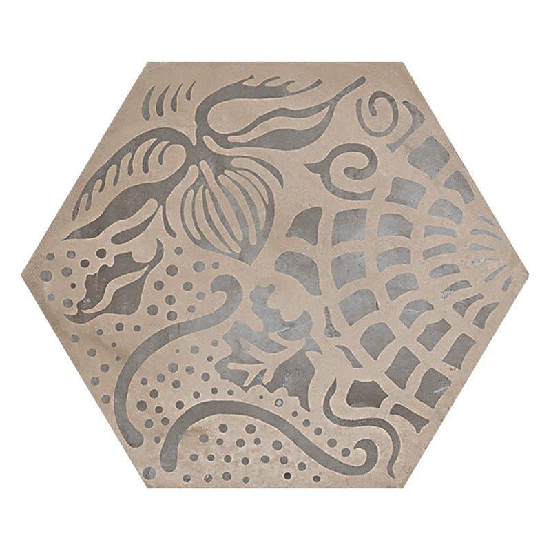Marca Corona Terra Mix Esagona Versione F 25x21,6 0602 płytki heksagonalne 144530