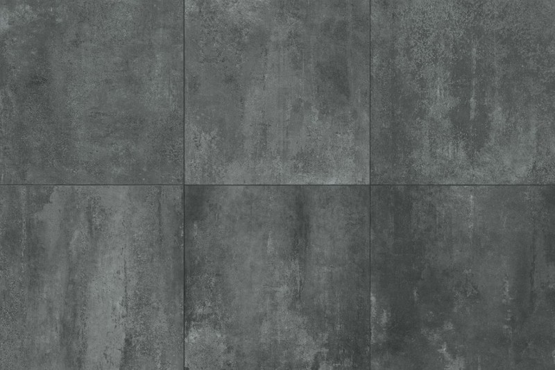 Płytki podłogowe beton przetarty szary Florim Floor Gres Rawtech Raw- Coal 80x80 94786