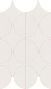 Marazzi Cementum Ash Mosaico Cerchi 23,8x41,4 Fliesen Betonoptik