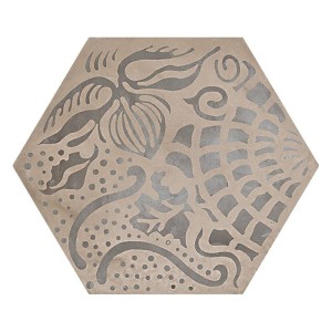 Marca Corona Terra Floreale Hexagonale Version F 25x21,6 0402 Fliesen
