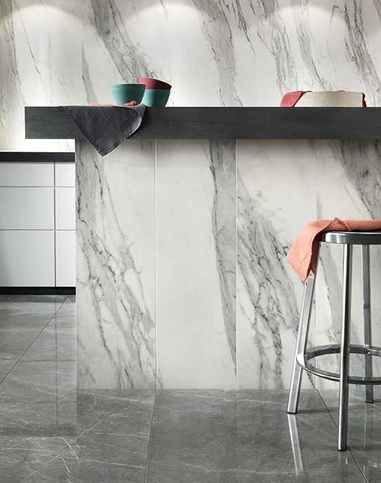 płytrka podłogowa marmurowa biala Nova Bell IMPERIAL Calacatta Bianco Lappato 60x120 tr 10160