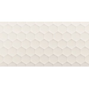 Marca Corona 4D Hexagon Weiß 40x80 D729 Wandfliesen