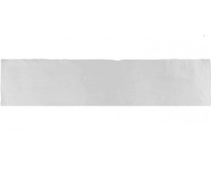 WOW Handmade Bodenfliese Weiß 6,8x27,8 cm