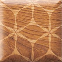 Mainzu Dekor Tribeca 15x15: Braune, geprägte Holzfliesen