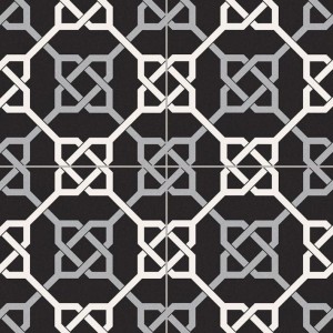 Gayafores Nautic Black 33x33 Fliesen Patchwork Bodenbelag
