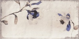 Mainzu Esenzia Fabola Blu Dekor Fliesen 15x30: Musterfliesen mit Blumenmuster
