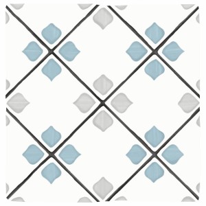 Peronda/Harmony Tanger Silber Rhombus 12,3x12,3 Patchwork Fliesen