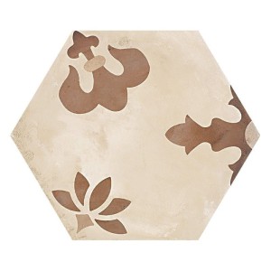 Marca Corona Terra Gigli Sechseckfliesen Version C 25x21,6 0409
