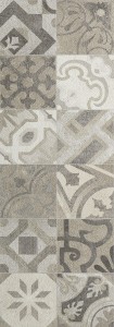 Porcelanosa Dover Antique Patchwork Fliesen Grau Beige 33,3x100 P34707571