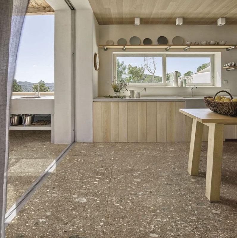 Gres beżowy szary na zewątrz Marazzi Mystone Ceppo di Gre Beige MQVW 75x150 71520
