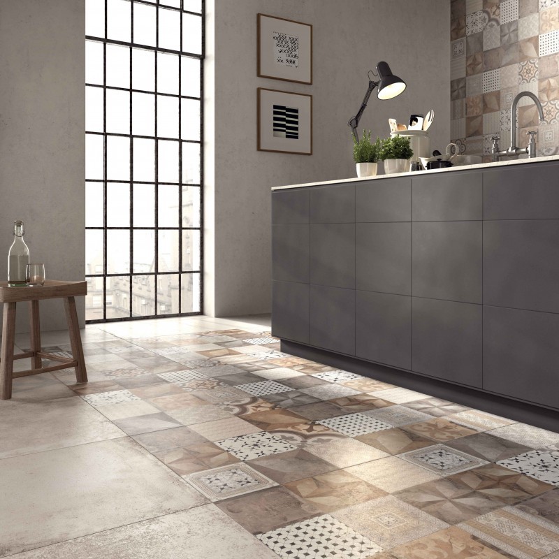 Płytki podłogowe beton szary ABK Unika Grey UKR01150 60x60 11169