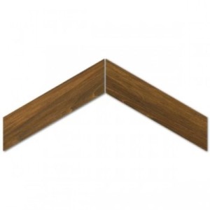 Emil Ceramica Sleek Wood Mahagoni Chevron Fliese 11x54 EFCZ
