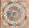 Płytki łazienkowe wrzoryste rdzawe Mainzu Forli Decor Sforza 20x20 55873