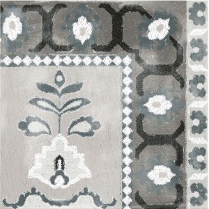 ABK Play Teppichfliese Mix Grau 20x20, Feinsteinzeug Patchwork