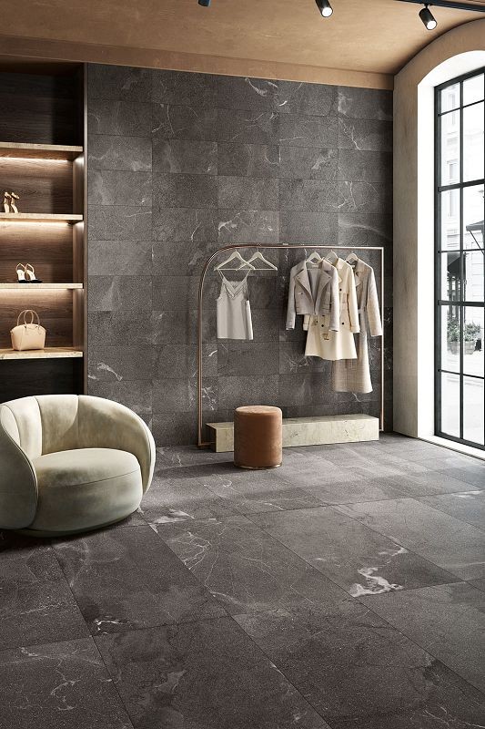Coem Mea Lapis Nero Lucidato Rettificato 60x60 LS600LR płytki kamienne gresowe 123954