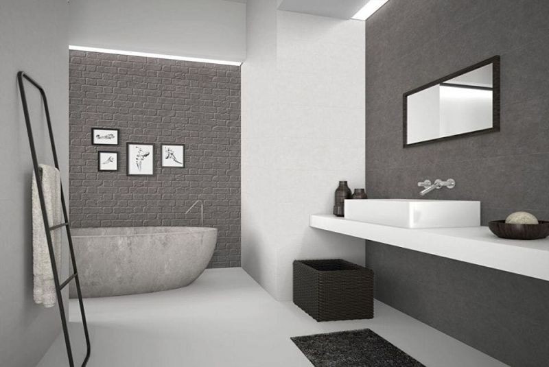 Emigres Microcemento Negro 30x90 płytka ścienna 125694