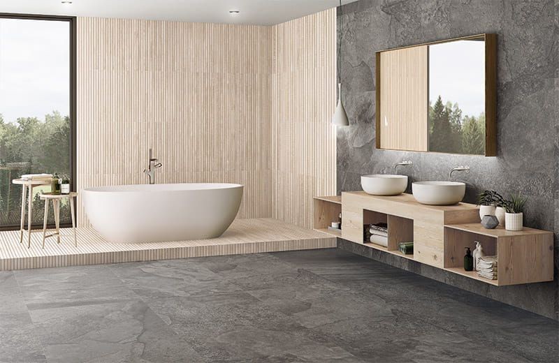 Ibero Artwood Ribbon Bone 60x120 płytki drewnopodobne imitujące lamele 133379