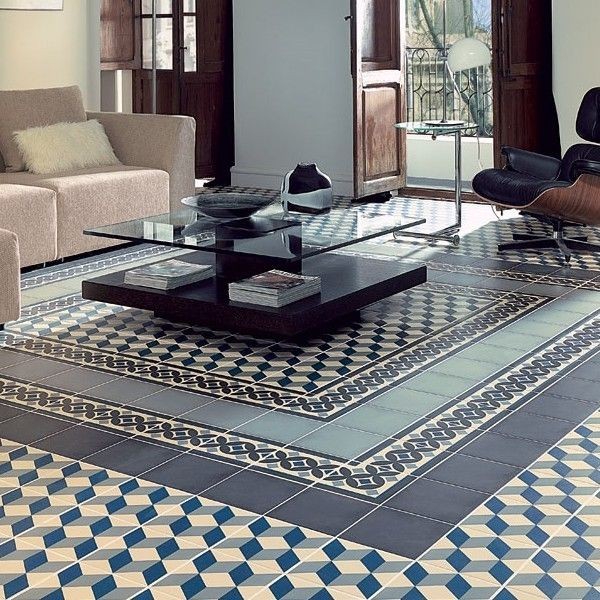 Vives 1900 Celeste 20x20 płytki podłogowe gresowe 152298