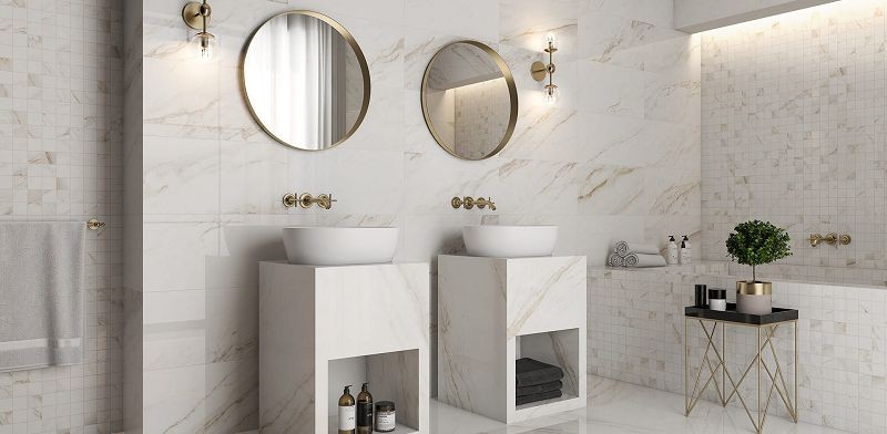 Argenta Hera White Polished 60x60 płytka podłogowa imitująca marmur 114196
