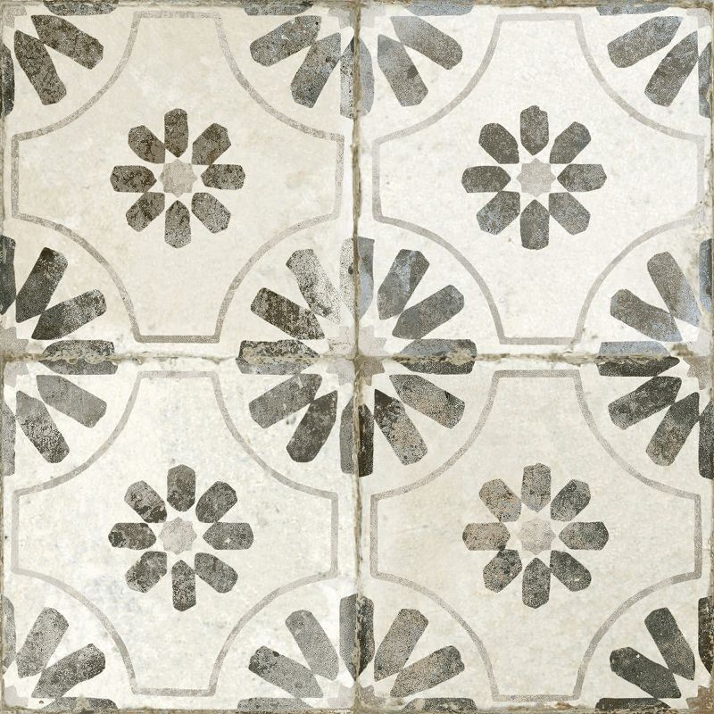 Peronda FS Blume Black 45x45 płytka podłogowa patchwork 146398