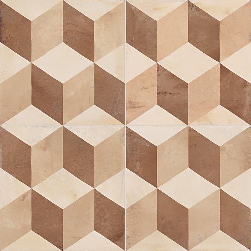 Marca Corona Terra Cubo Versione C 20x20 0369 płytki gresowe patchworkowe 144474