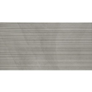 Italgraniti Shale Greige Ribbed 60x120: Steinoptik Wandfliesen