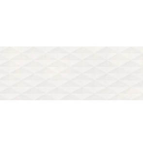Marazzi Chill White Struttura 3D Diamond 25x76 MAA4 dekorative Wandfliesen