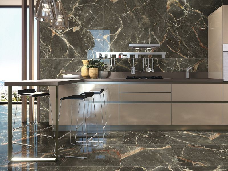 Baldocer Riscal Brown Pulido 60x60 płytki marmurowe gresowe 117257