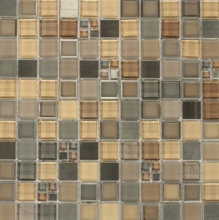Mozaika szkło bez szare Dell Arte Frames Silver 29,5x29,5 31025