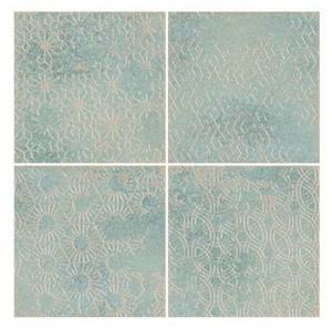 WOW Enso Suki Teal 12,5x12,5 Patchwork Wandfliese