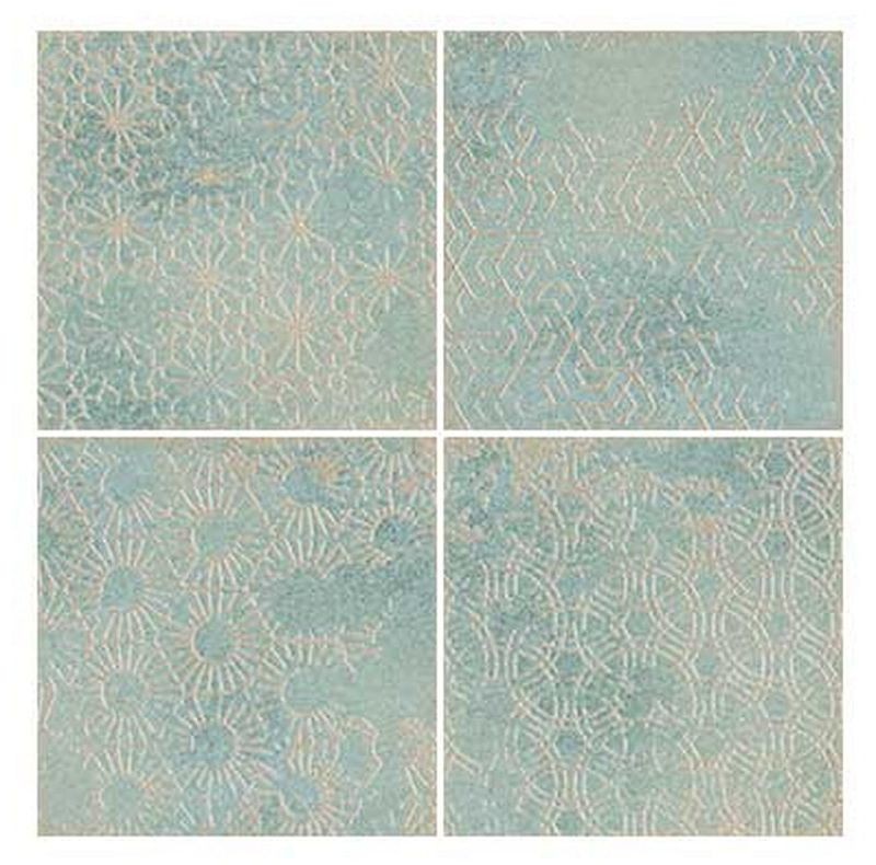 WOW Enso Suki Teal 12,5x12,5 płytka ścienna patchwork 155790