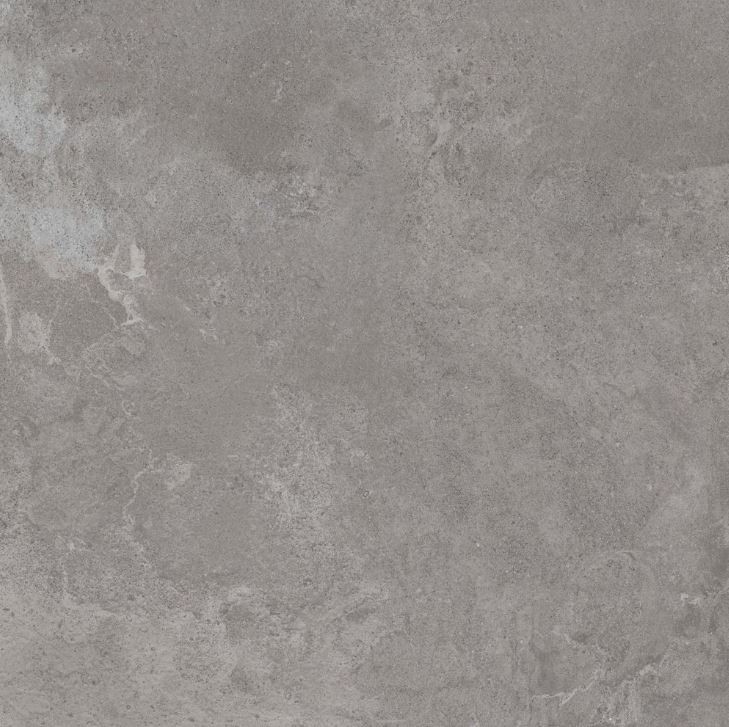 Płytki podłogowe wielkoformatowe szary beton ABK Alpes Lead 80x80 52125