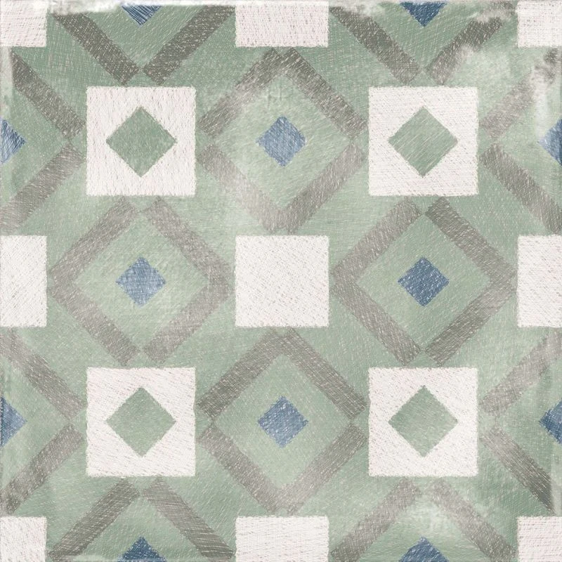 ABK Play Labirynth Sage 20x20 płytka gresowa patchwork 107826