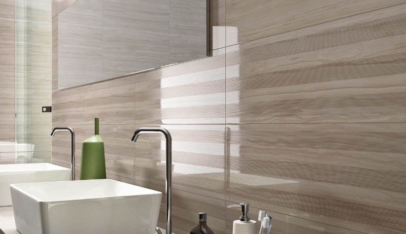 Płytki ścienne połysk imitujące marmur Marazzi Marbleline Grafite Decor Ceram 22x66,2 16982