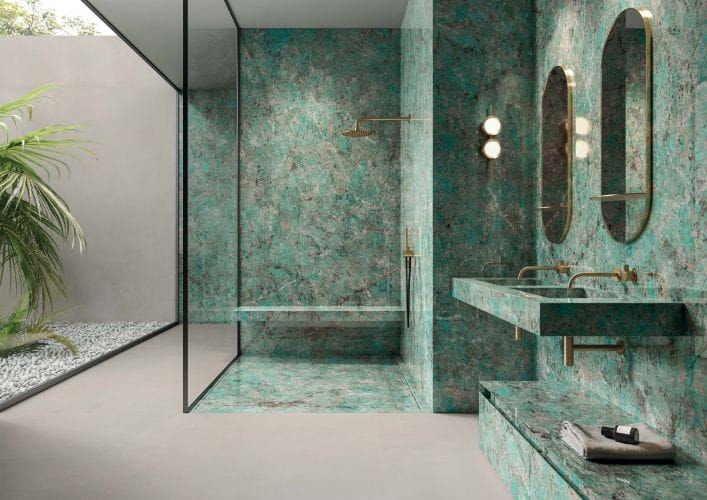 Italgraniti Charm Experience Amazzonite Lappato 80x80 płytki gresowe imitujące kamień 133838
