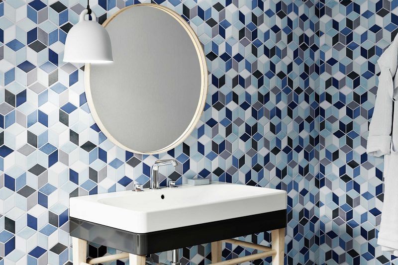 Realonda Rhombus Blue 26,5x51 płytka gresowa 150139