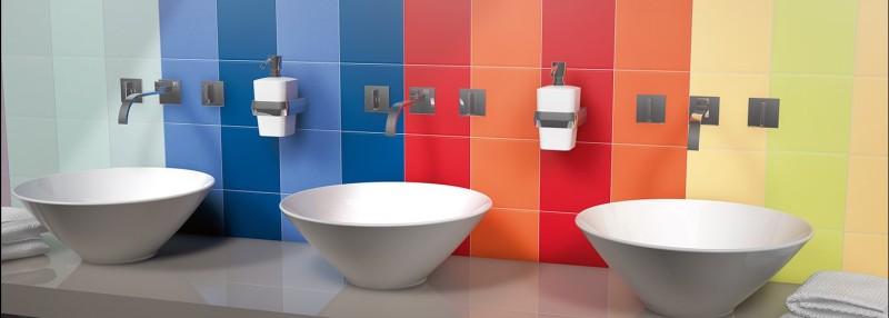 Płytki łazienkowe jasno różowe Mainzu Chrome Iris Mate 20x20 51610
